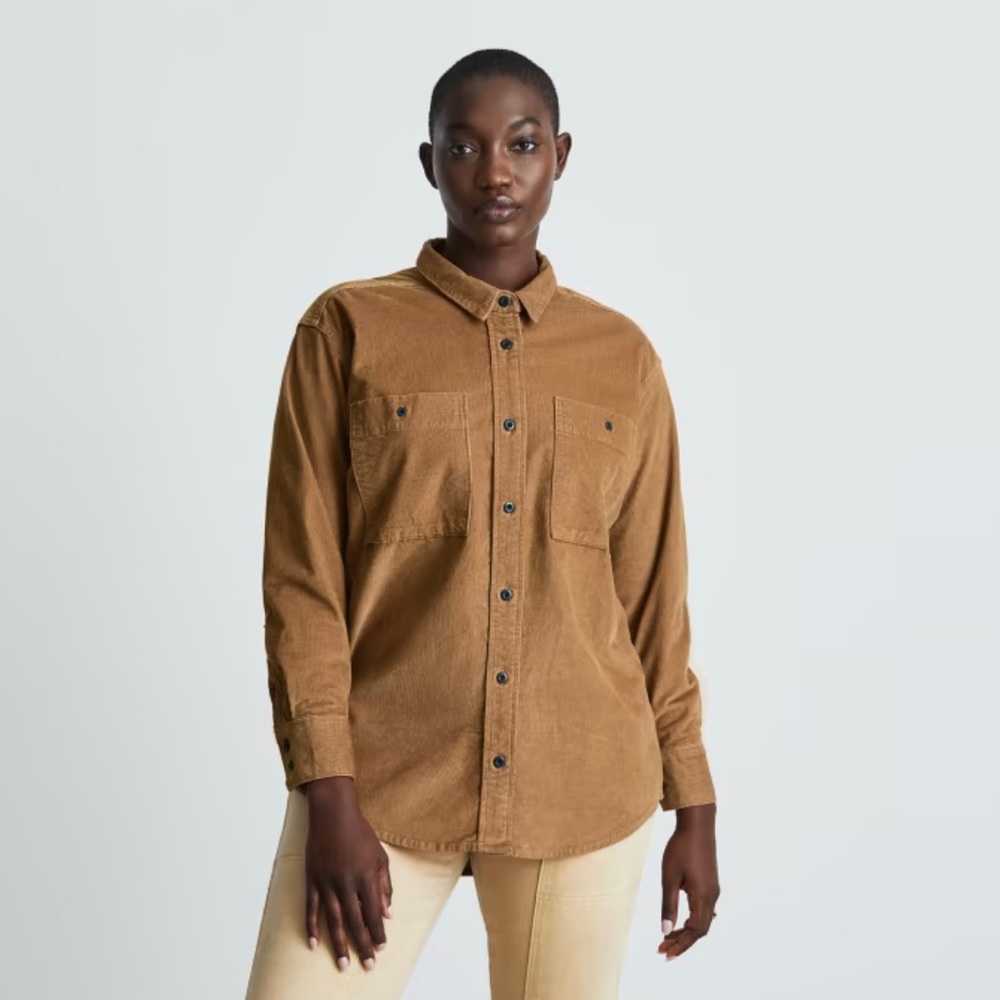 Everlane Women’s The Oversized Corduroy Shirt Size XS